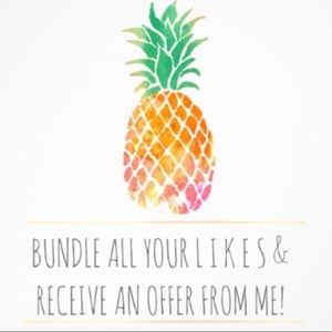 Bundle at least 2 items & I’ll send an offer 🌺